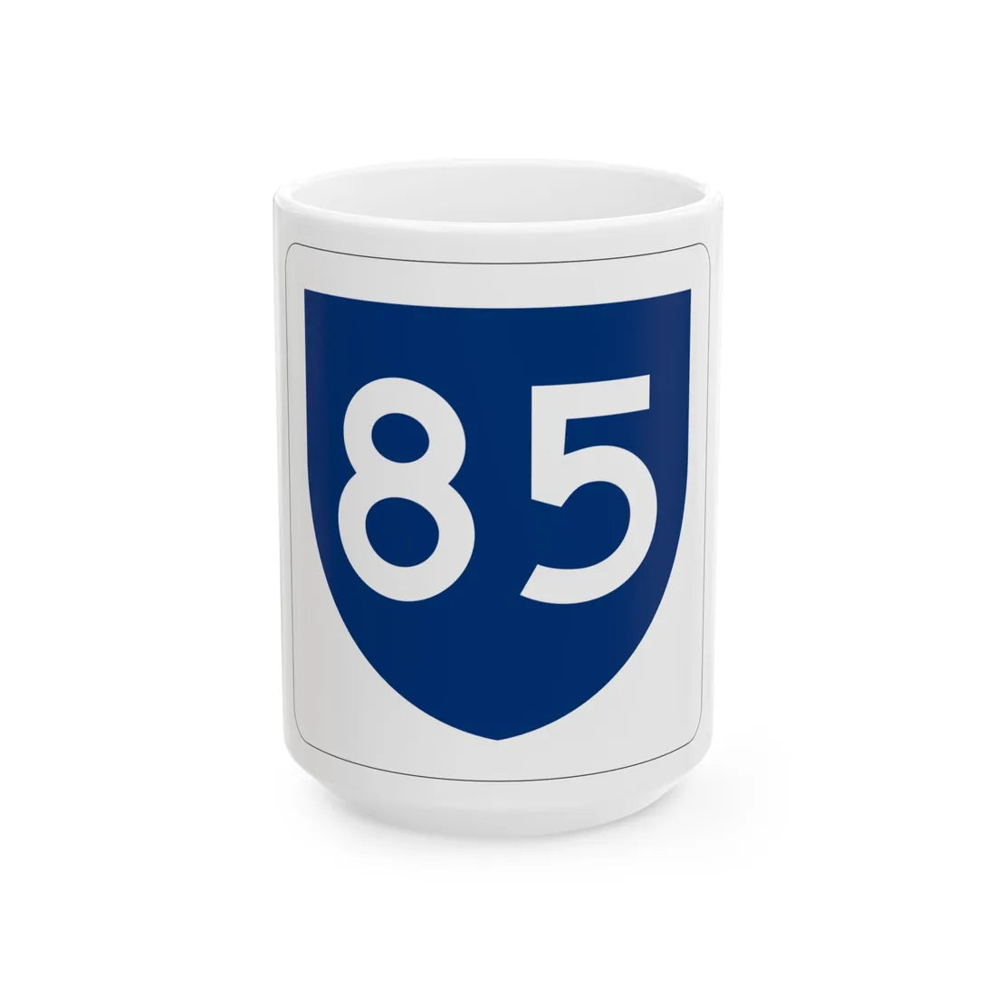 PR primary 85 (Puerto Rico) (Road Sign) White Coffee Mug 15oz - Go Mug Yourself
