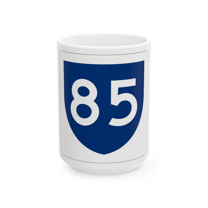 PR primary 85 (Puerto Rico) (Road Sign) White Coffee Mug 15oz - Go Mug Yourself