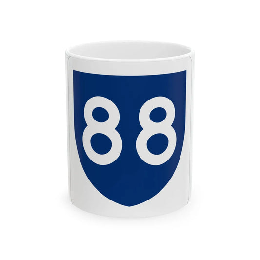 PR primary 88 (Puerto Rico) (Road Sign) White Coffee Mug 11oz - Go Mug Yourself