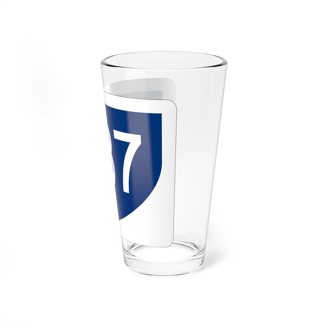 PR primary 887 (Puerto Rico) (Road Sign) Pint Glass 16oz - Go Mug Yourself