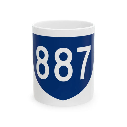 PR primary 887 (Puerto Rico) (Road Sign) White Coffee Mug 11oz - Go Mug Yourself