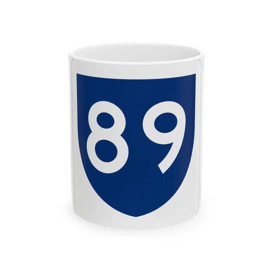 PR primary 89 (Puerto Rico) (Road Sign) White Coffee Mug 11oz - Go Mug Yourself