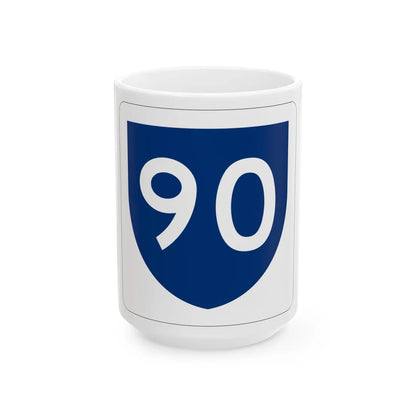 PR primary 90 (Puerto Rico) (Road Sign) White Coffee Mug 15oz - Go Mug Yourself