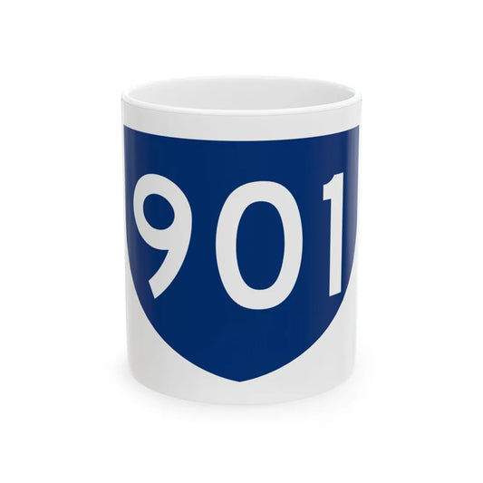 PR primary 901 (Puerto Rico) (Road Sign) White Coffee Mug 11oz - Go Mug Yourself