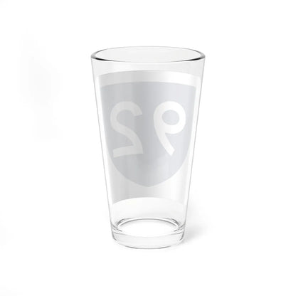 PR primary 92 (Puerto Rico) (Road Sign) Pint Glass 16oz - Go Mug Yourself