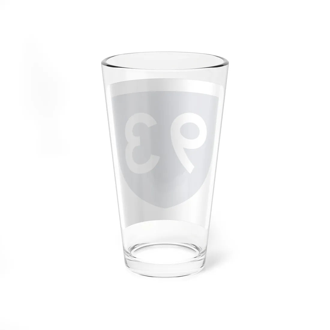 PR primary 93 (Puerto Rico) (Road Sign) Pint Glass 16oz - Go Mug Yourself