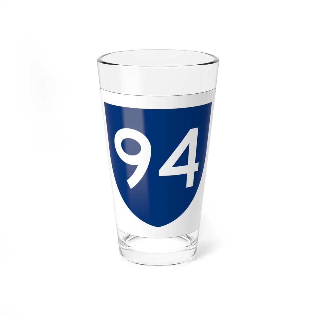PR primary 94 (Puerto Rico) (Road Sign) Pint Glass 16oz 16oz - Go Mug Yourself