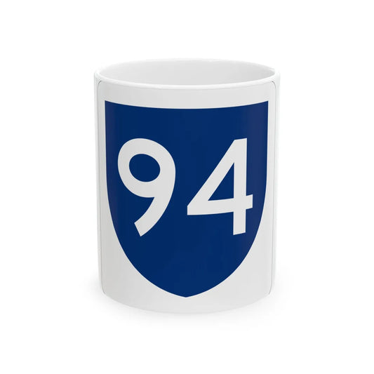 PR primary 94 (Puerto Rico) (Road Sign) White Coffee Mug 11oz - Go Mug Yourself