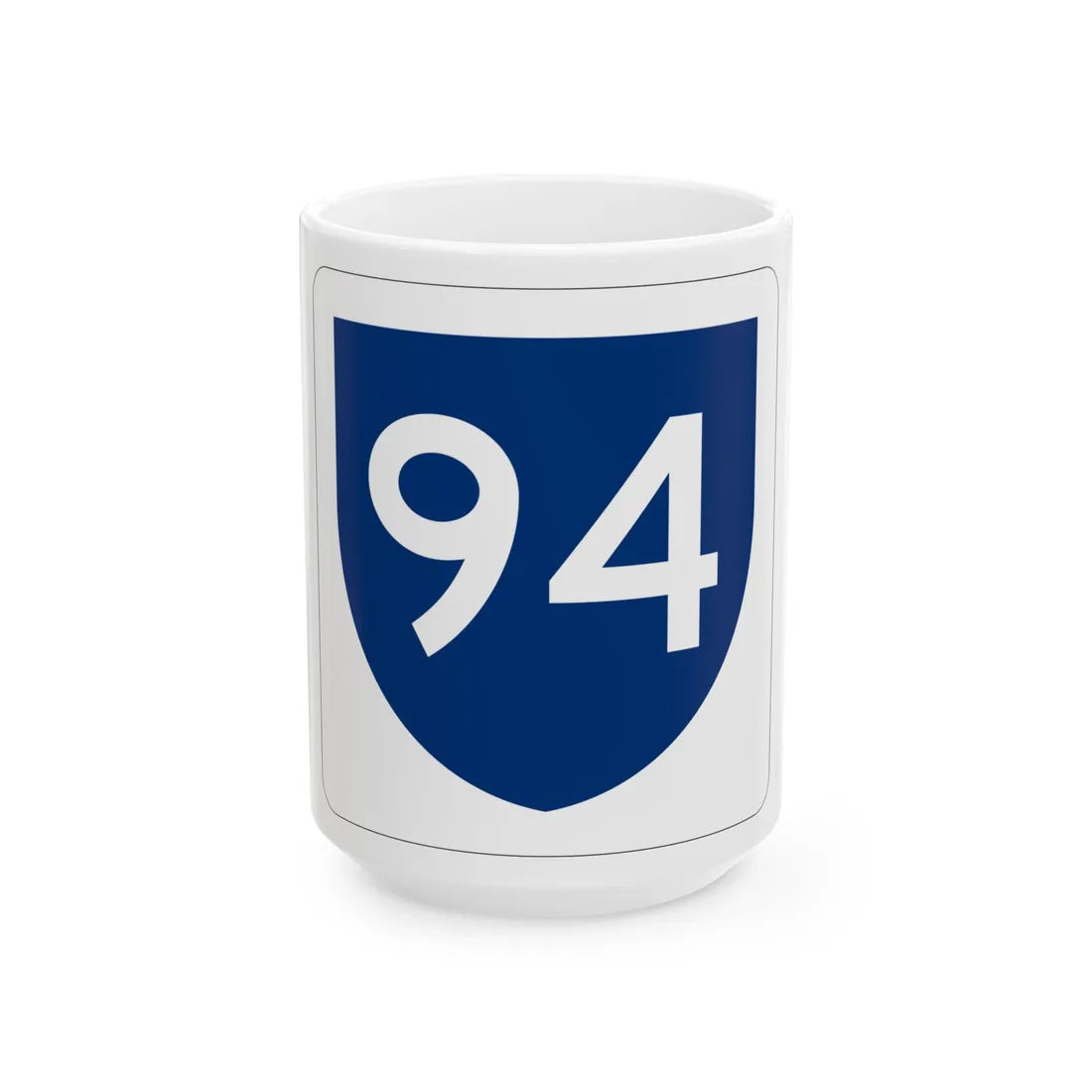 PR primary 94 (Puerto Rico) (Road Sign) White Coffee Mug 15oz - Go Mug Yourself