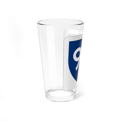 PR primary 96 (Puerto Rico) (Road Sign) Pint Glass 16oz - Go Mug Yourself