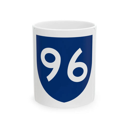 PR primary 96 (Puerto Rico) (Road Sign) White Coffee Mug 11oz - Go Mug Yourself