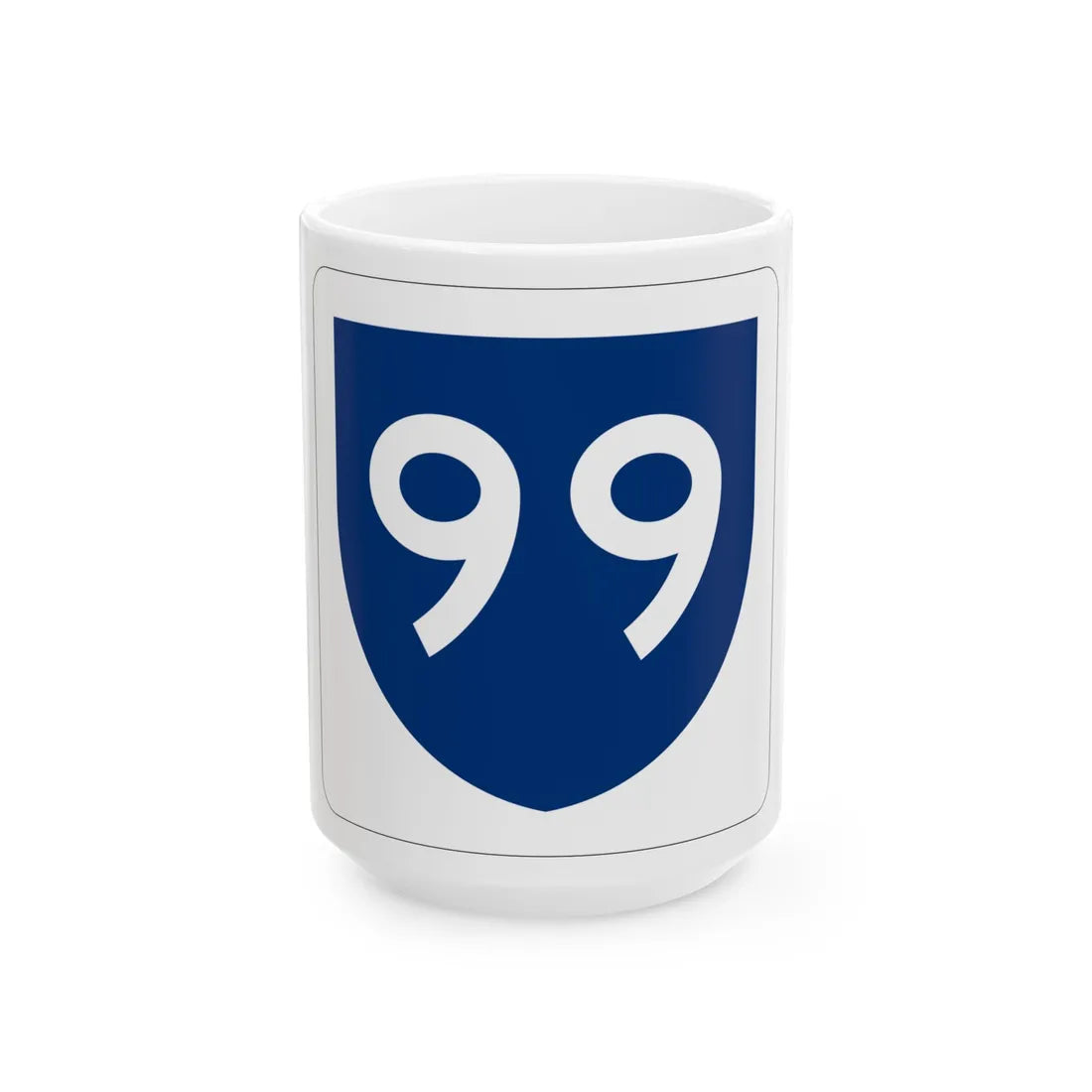 PR primary 99 (Puerto Rico) (Road Sign) White Coffee Mug 15oz - Go Mug Yourself