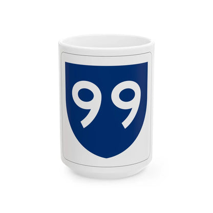 PR primary 99 (Puerto Rico) (Road Sign) White Coffee Mug 15oz - Go Mug Yourself