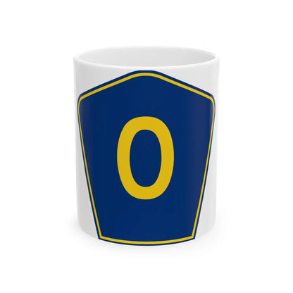 PR secondary 0 (Puerto Rico) (Road Sign) White Coffee Mug 11oz - Go Mug Yourself