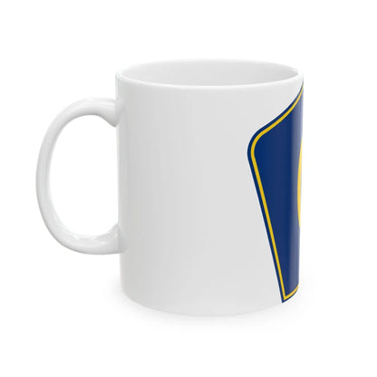 PR secondary 0 (Puerto Rico) (Road Sign) White Coffee Mug - Go Mug Yourself