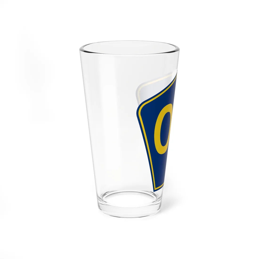 PR secondary 00 (Puerto Rico) (Road Sign) Pint Glass 16oz - Go Mug Yourself