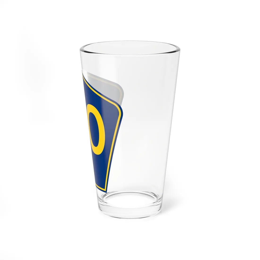 PR secondary 00 (Puerto Rico) (Road Sign) Pint Glass 16oz - Go Mug Yourself
