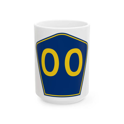 PR secondary 00 (Puerto Rico) (Road Sign) White Coffee Mug 15oz - Go Mug Yourself