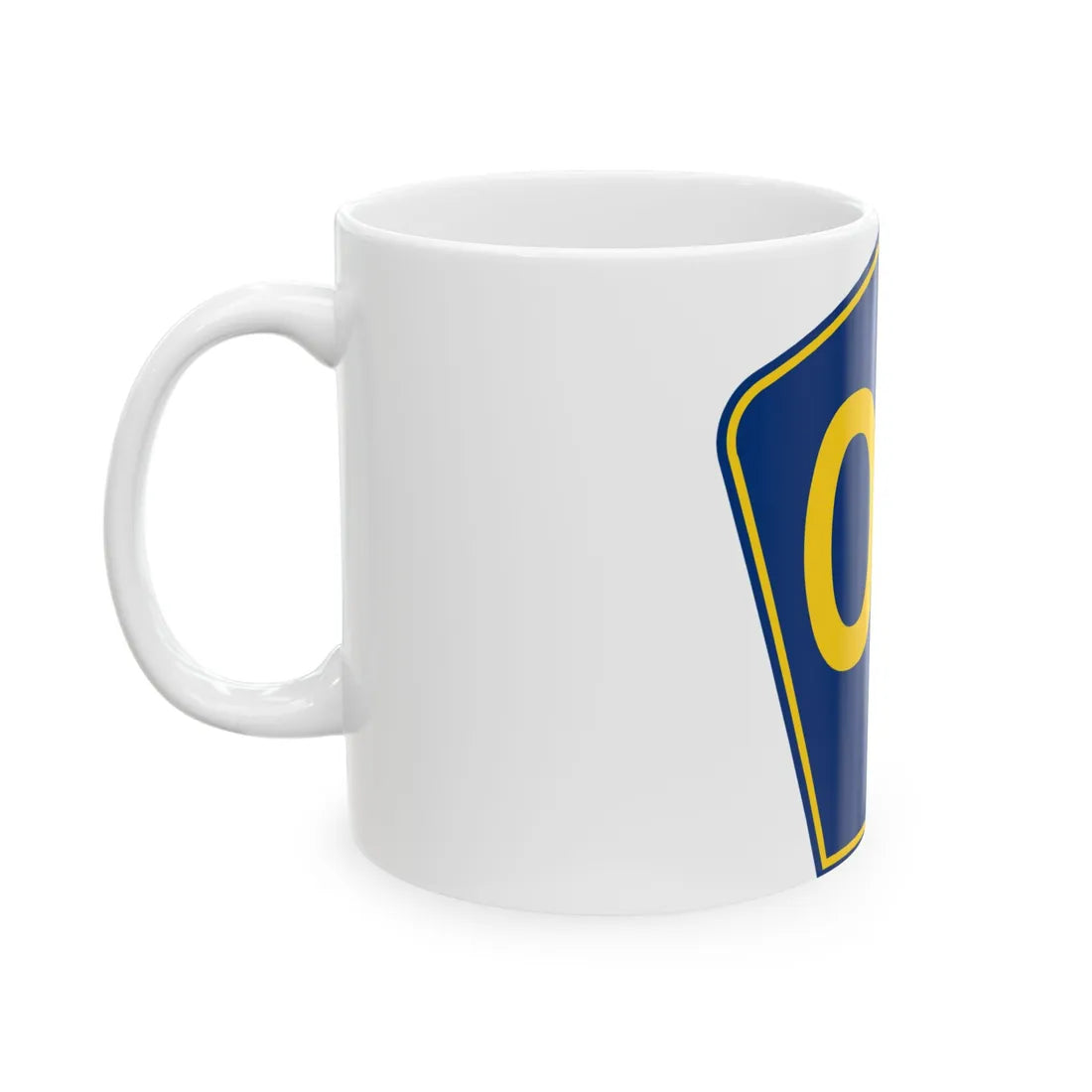 PR secondary 00 (Puerto Rico) (Road Sign) White Coffee Mug - Go Mug Yourself