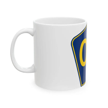 PR secondary 00 (Puerto Rico) (Road Sign) White Coffee Mug - Go Mug Yourself