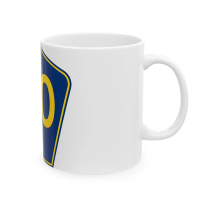 PR secondary 00 (Puerto Rico) (Road Sign) White Coffee Mug - Go Mug Yourself