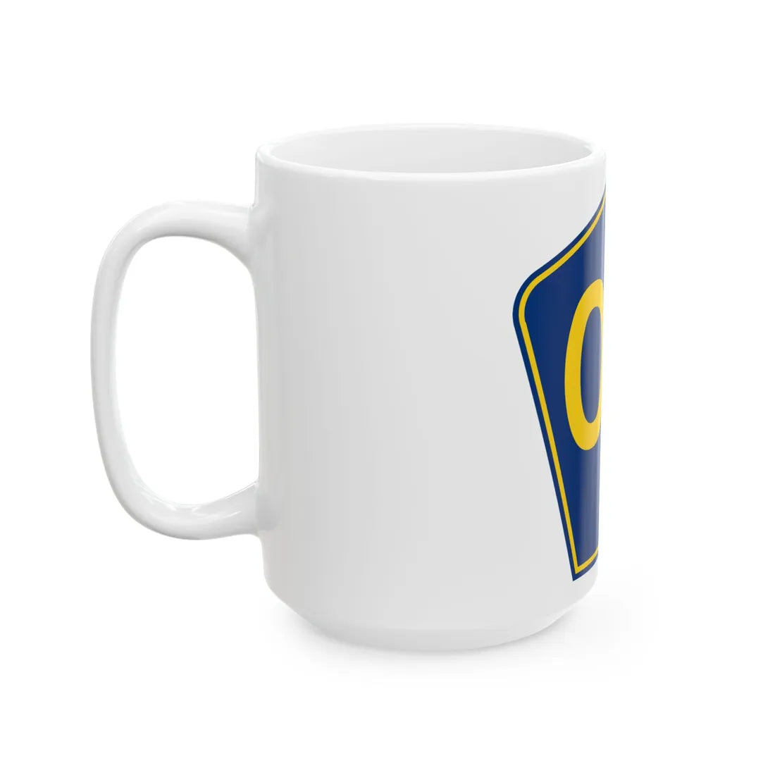 PR secondary 00 (Puerto Rico) (Road Sign) White Coffee Mug - Go Mug Yourself