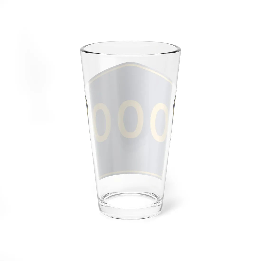 PR secondary 000 (Puerto Rico) (Road Sign) Pint Glass 16oz - Go Mug Yourself