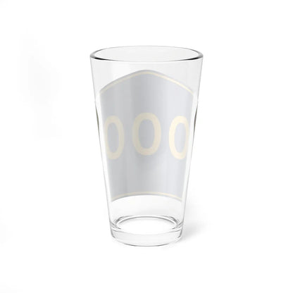 PR secondary 000 (Puerto Rico) (Road Sign) Pint Glass 16oz - Go Mug Yourself
