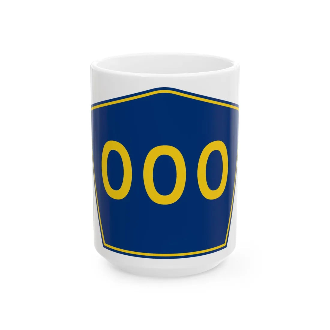 PR secondary 000 (Puerto Rico) (Road Sign) White Coffee Mug 15oz - Go Mug Yourself