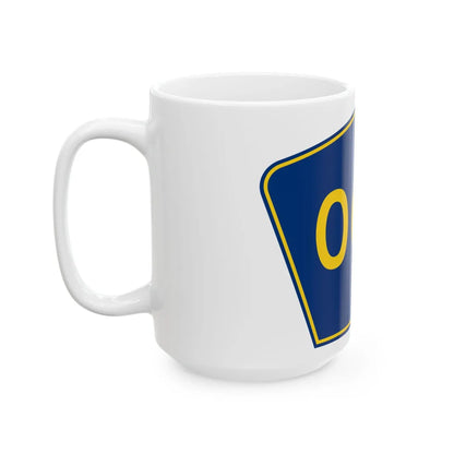 PR secondary 000 (Puerto Rico) (Road Sign) White Coffee Mug - Go Mug Yourself