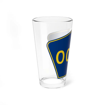 PR secondary 0000 (Puerto Rico) (Road Sign) Pint Glass 16oz - Go Mug Yourself