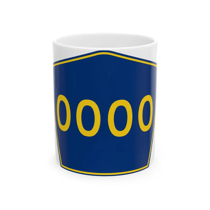 PR secondary 0000 (Puerto Rico) (Road Sign) White Coffee Mug 11oz - Go Mug Yourself