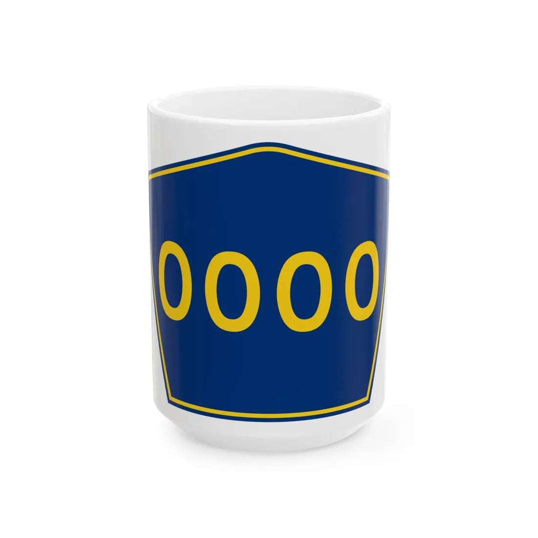 PR secondary 0000 (Puerto Rico) (Road Sign) White Coffee Mug 15oz - Go Mug Yourself