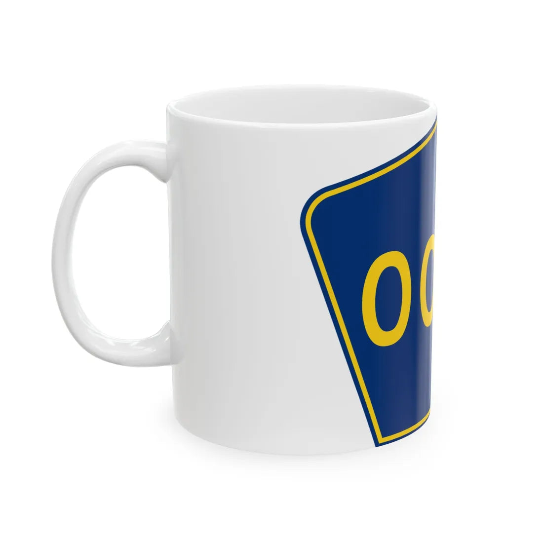 PR secondary 0000 (Puerto Rico) (Road Sign) White Coffee Mug - Go Mug Yourself
