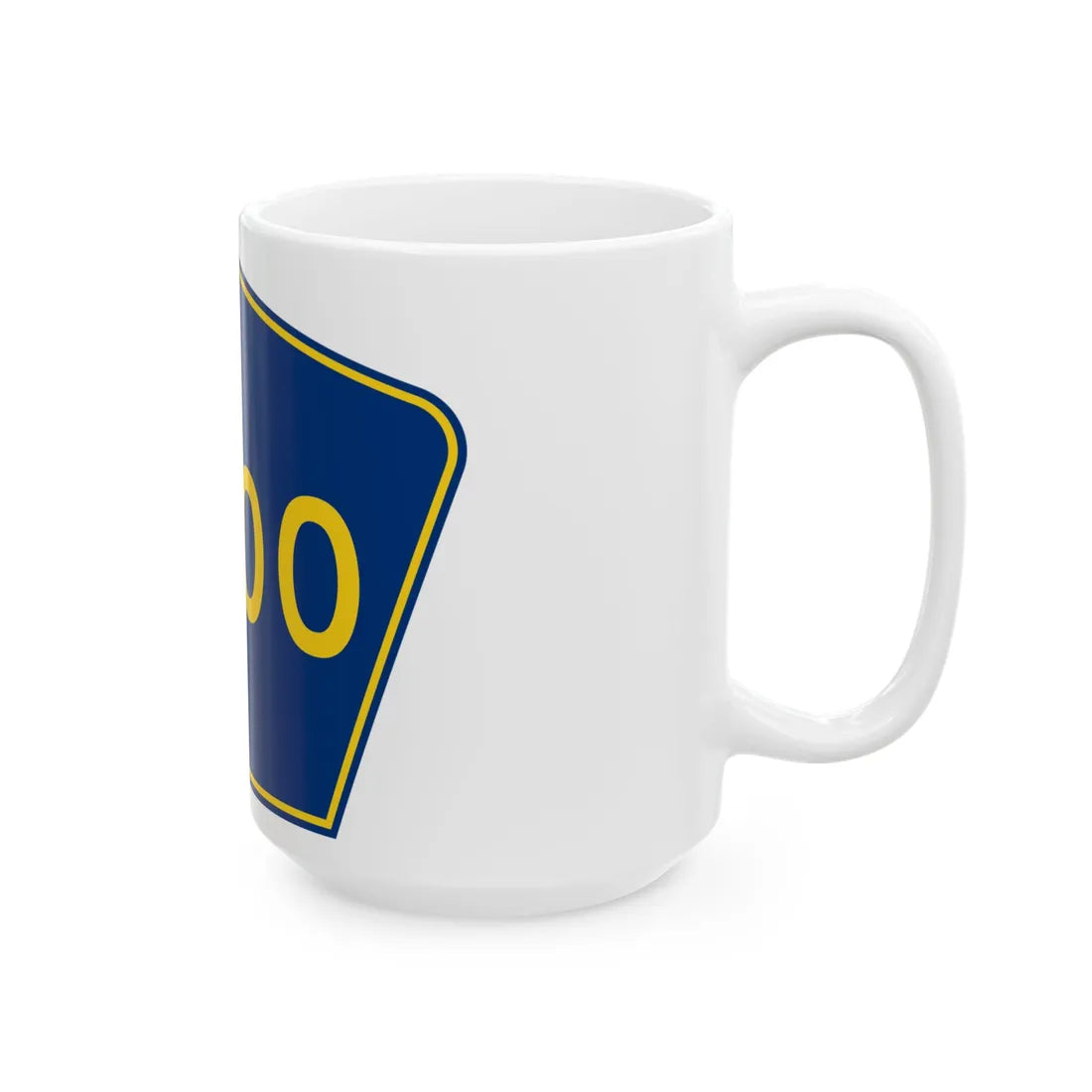 PR secondary 0000 (Puerto Rico) (Road Sign) White Coffee Mug - Go Mug Yourself