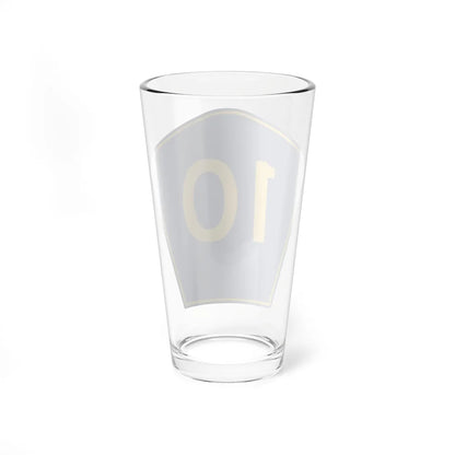 PR secondary 10 (Puerto Rico) (Road Sign) Pint Glass 16oz - Go Mug Yourself