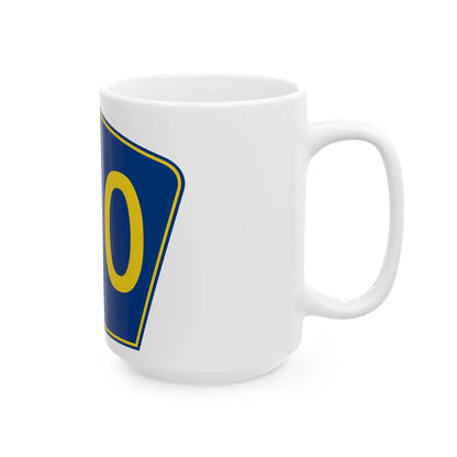 PR secondary 100 (Puerto Rico) (Road Sign) White Coffee Mug - Go Mug Yourself