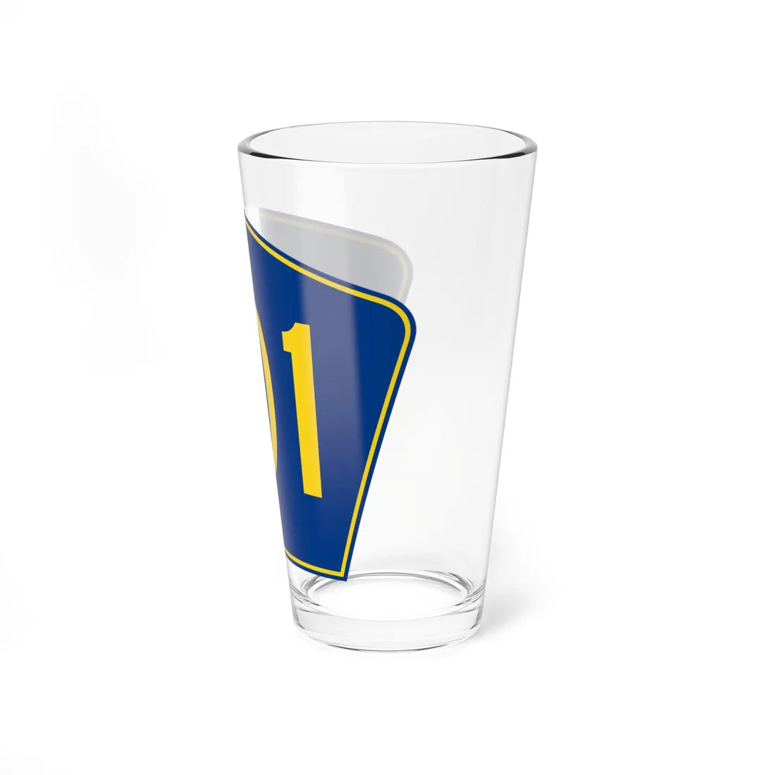 PR secondary 101 (Puerto Rico) (Road Sign) Pint Glass 16oz - Go Mug Yourself