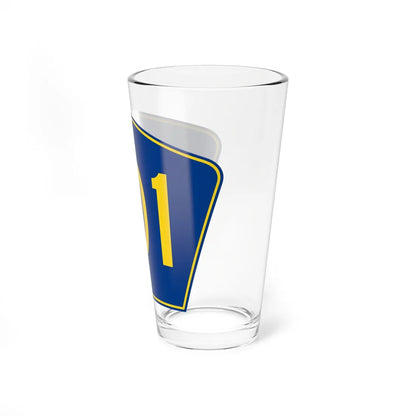 PR secondary 101 (Puerto Rico) (Road Sign) Pint Glass 16oz - Go Mug Yourself