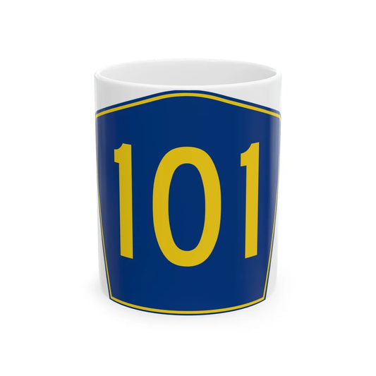 PR secondary 101 (Puerto Rico) (Road Sign) White Coffee Mug 11oz - Go Mug Yourself
