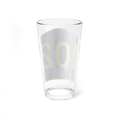 PR secondary 102 (Puerto Rico) (Road Sign) Pint Glass 16oz - Go Mug Yourself