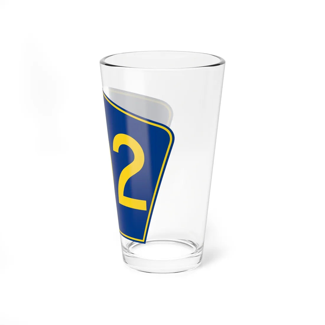 PR secondary 102 (Puerto Rico) (Road Sign) Pint Glass 16oz - Go Mug Yourself