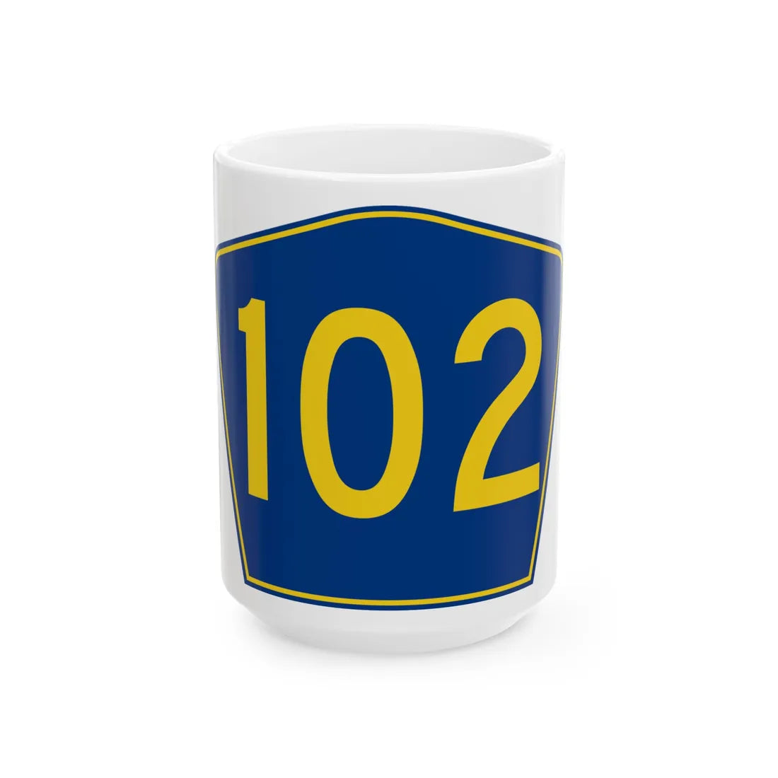 PR secondary 102 (Puerto Rico) (Road Sign) White Coffee Mug 15oz - Go Mug Yourself