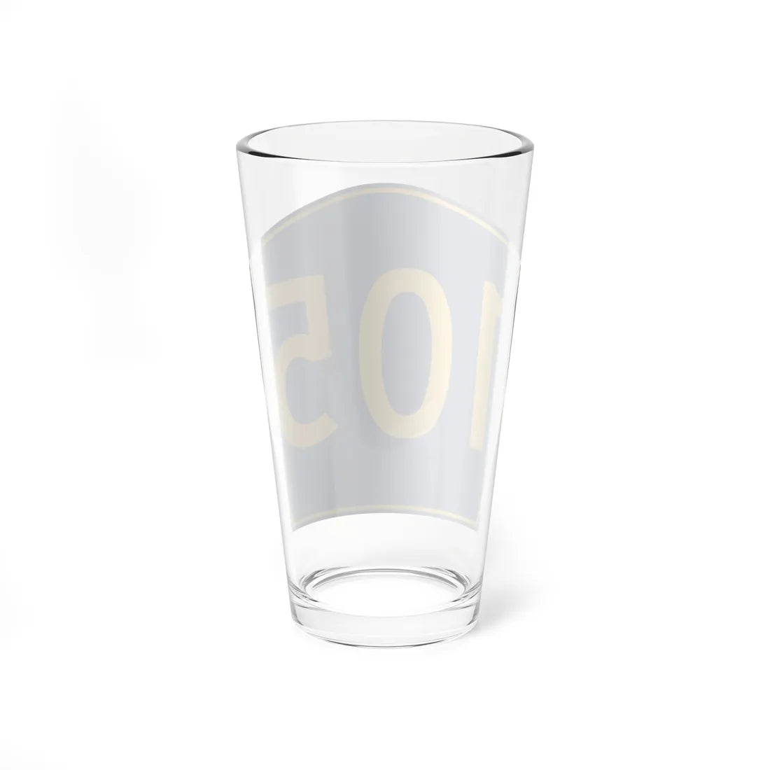 PR secondary 105 (Puerto Rico) (Road Sign) Pint Glass 16oz - Go Mug Yourself
