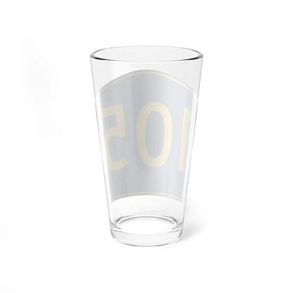 PR secondary 105 (Puerto Rico) (Road Sign) Pint Glass 16oz - Go Mug Yourself