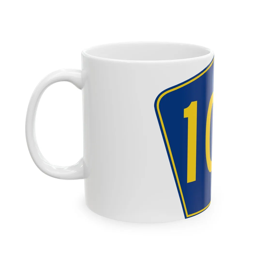 PR secondary 106 (Puerto Rico) (Road Sign) White Coffee Mug - Go Mug Yourself