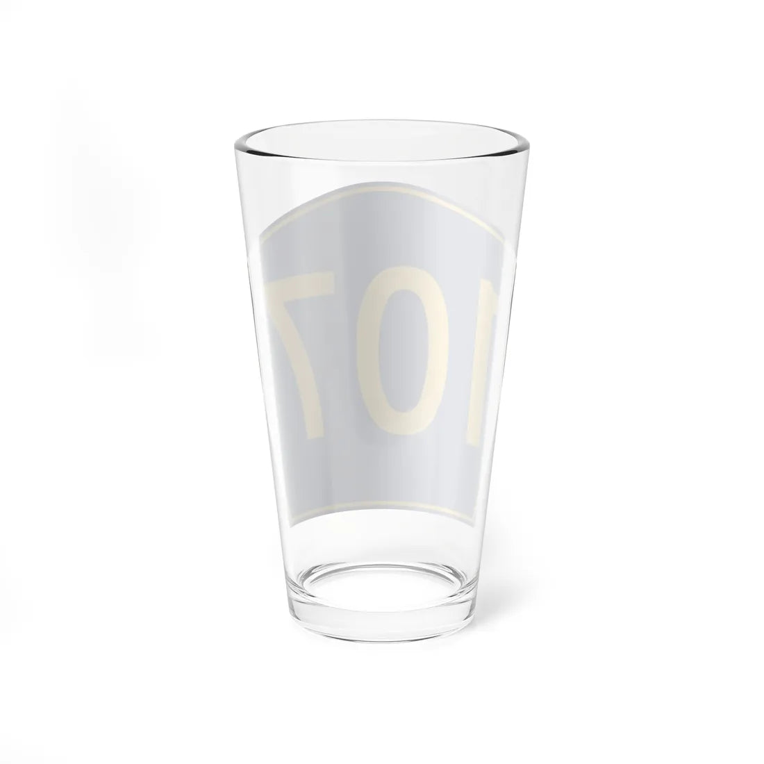 PR secondary 107 (Puerto Rico) (Road Sign) Pint Glass 16oz - Go Mug Yourself