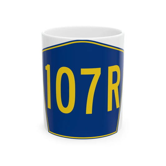 PR secondary 107R (Puerto Rico) (Road Sign) White Coffee Mug 11oz - Go Mug Yourself