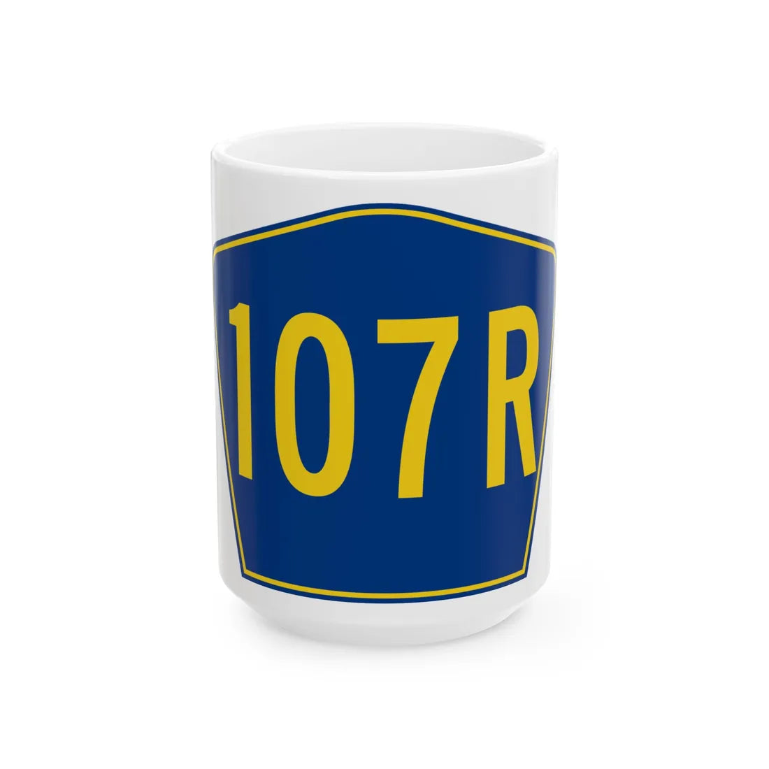 PR secondary 107R (Puerto Rico) (Road Sign) White Coffee Mug 15oz - Go Mug Yourself