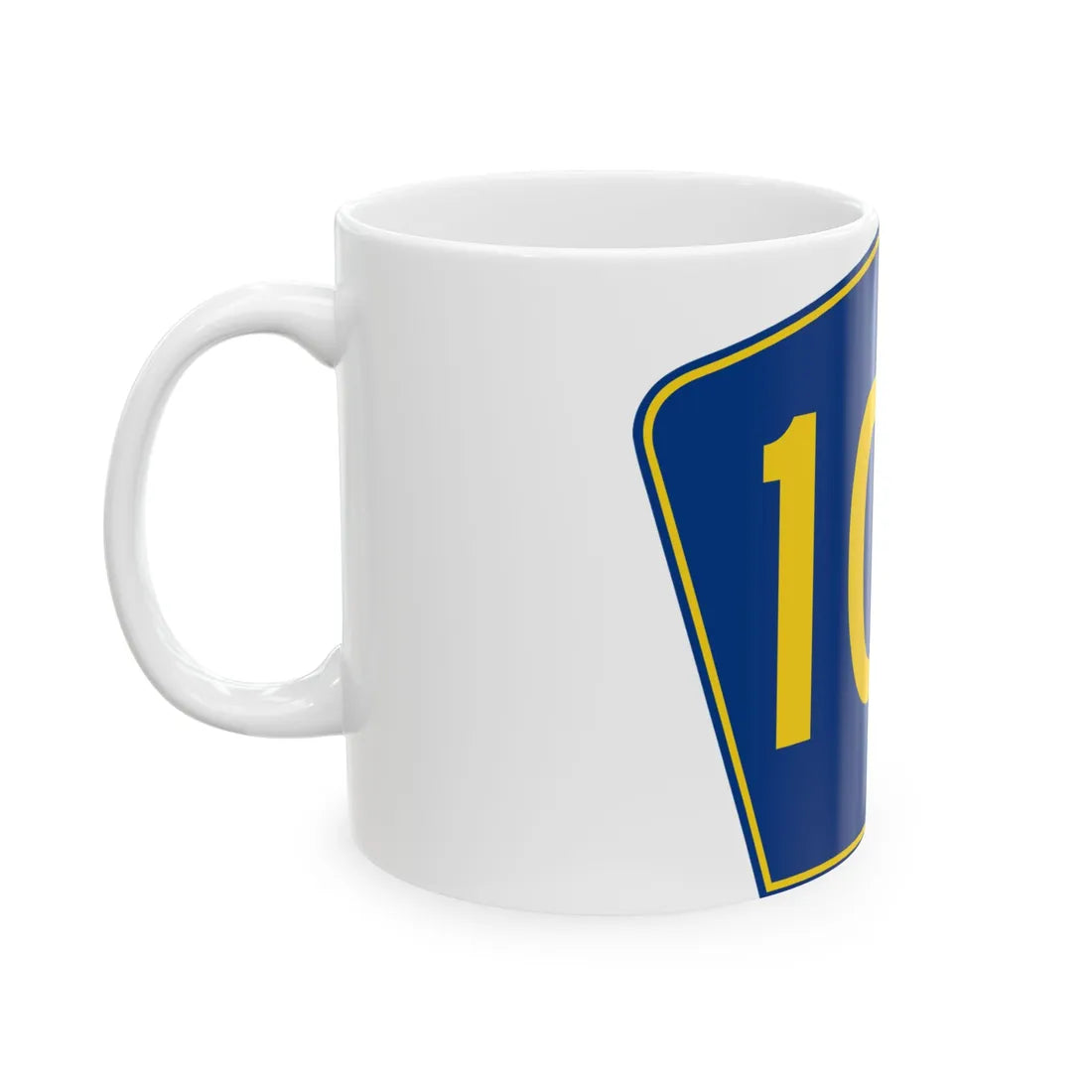 PR secondary 108 (Puerto Rico) (Road Sign) White Coffee Mug - Go Mug Yourself